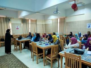A workshop entitled (Effective Listening Skills) at the Faculty of Nursing, Mansoura University