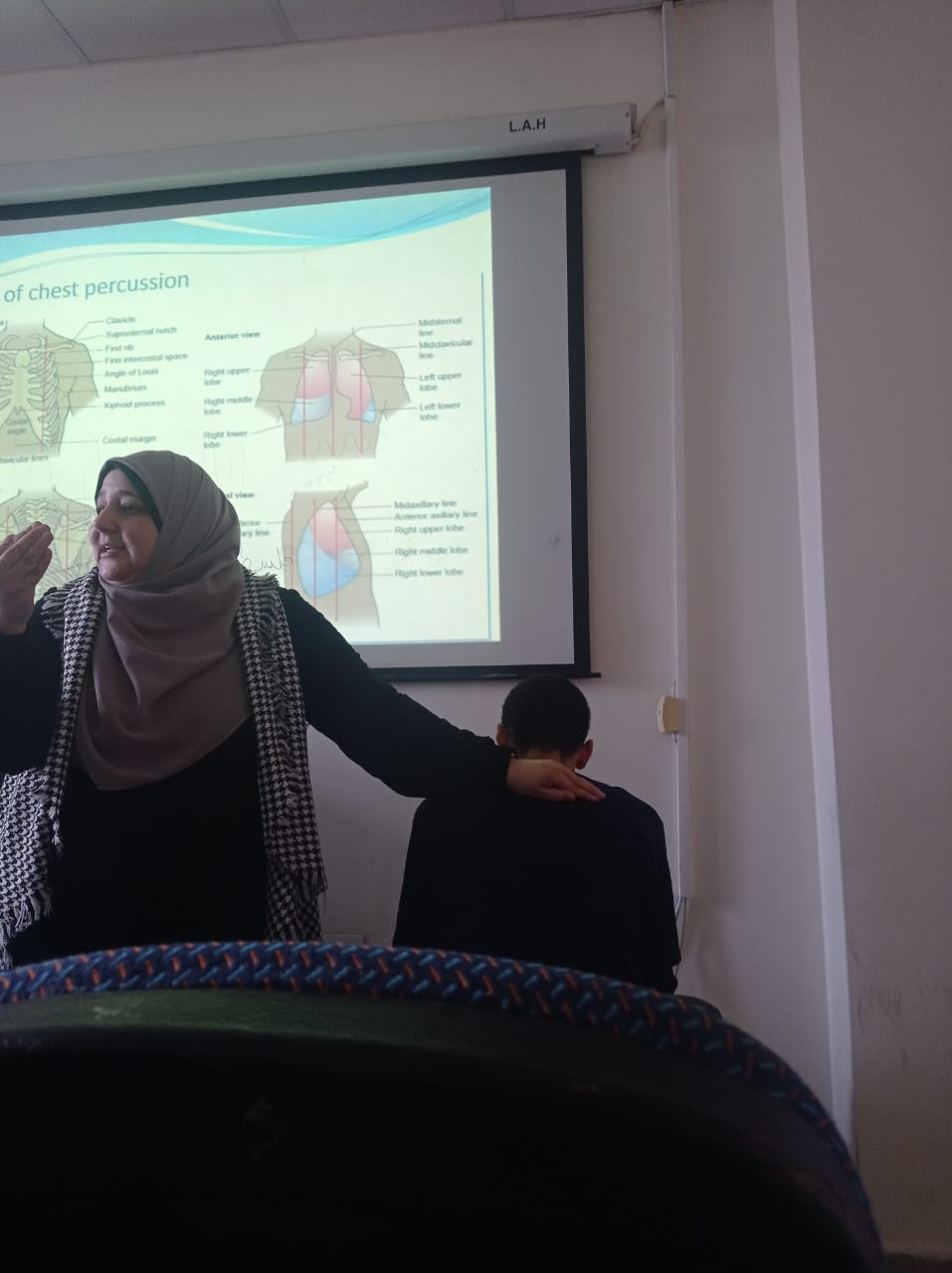 Training program for the Specialized Medical Hospital nursing staff on chest physiotherapy