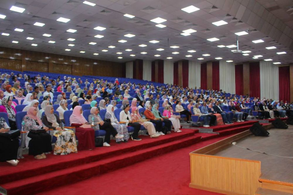 Participation of Faculty of Nursing in the discussion with Mansoura University President holds dialogue with the faculty demonstrators and assistant lecturers  