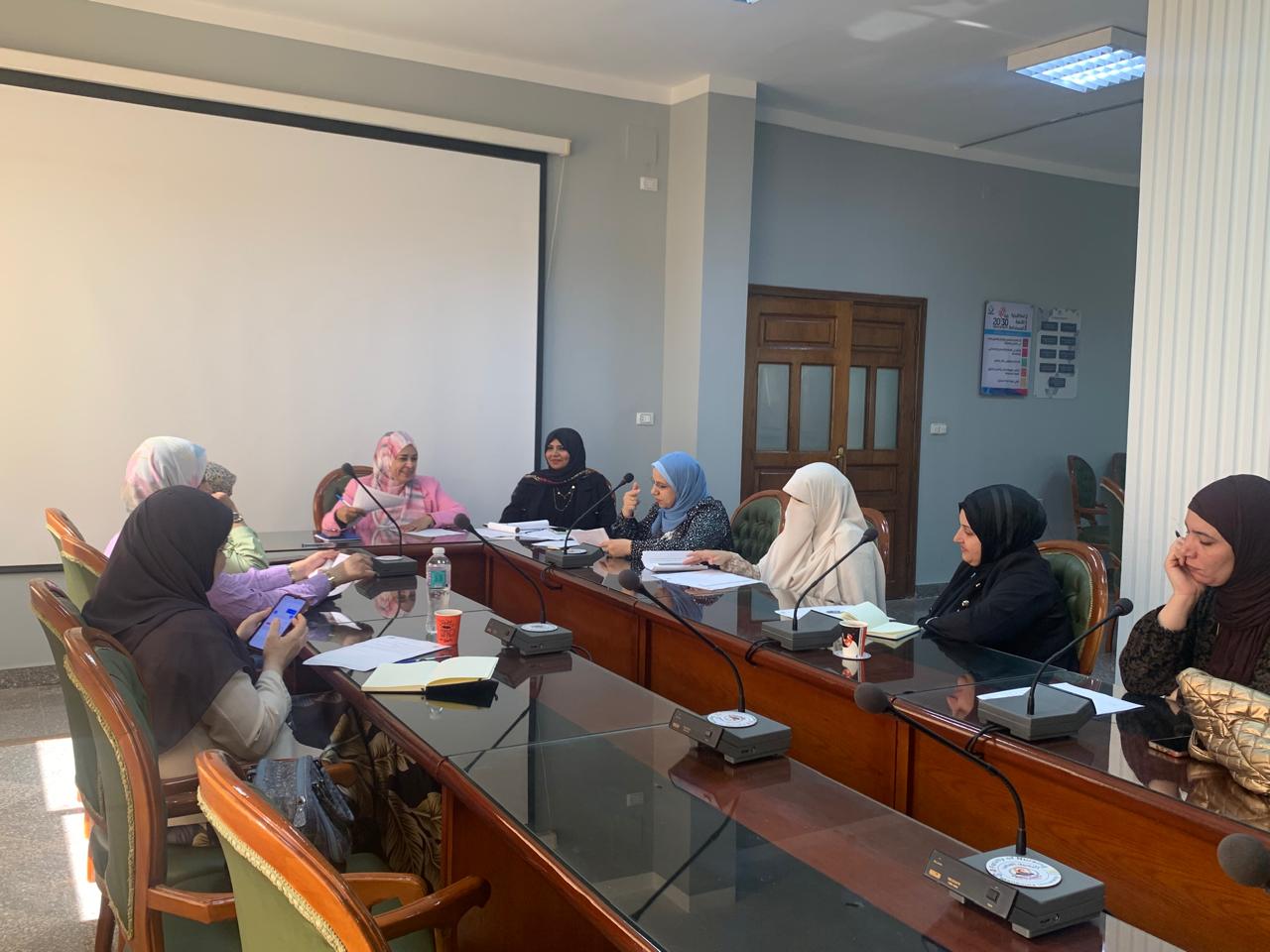  اجتماع منسقي الجودة للاقسام العلمية لشهر أكتوبر 2025