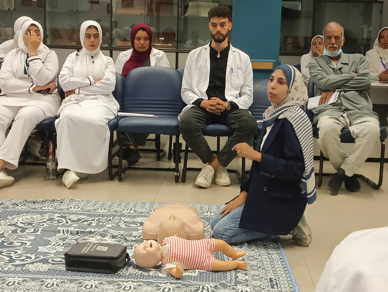 Basic Life Support Training Program for nursing staff and pharmacists of Urology and Nephrology Center Mansoura as a part of the Public Service Center activities plan 