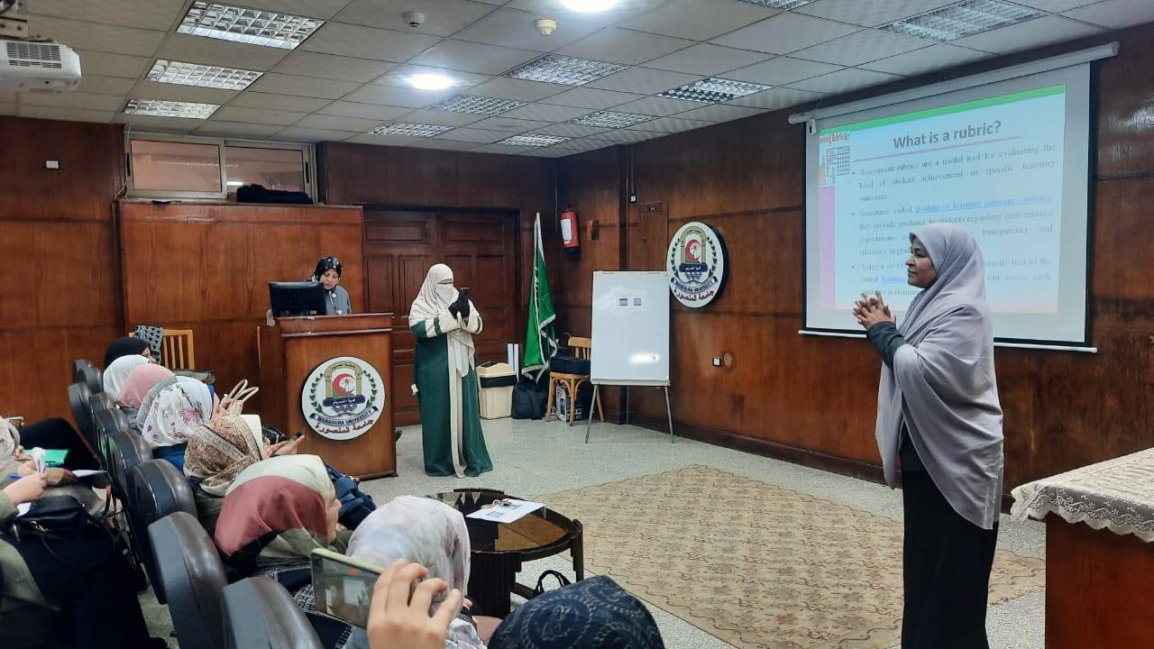 specialized training course for faculty members and their assistants entitled “Rubrics.”