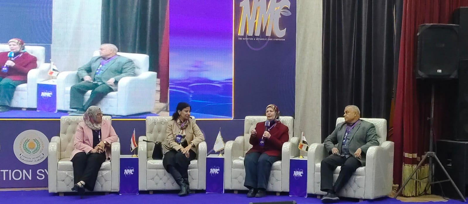 مشاركة قسم تمريض العناية الحرجة والطوارئ في ملتقى التغذية الدولي (NMC 2026)