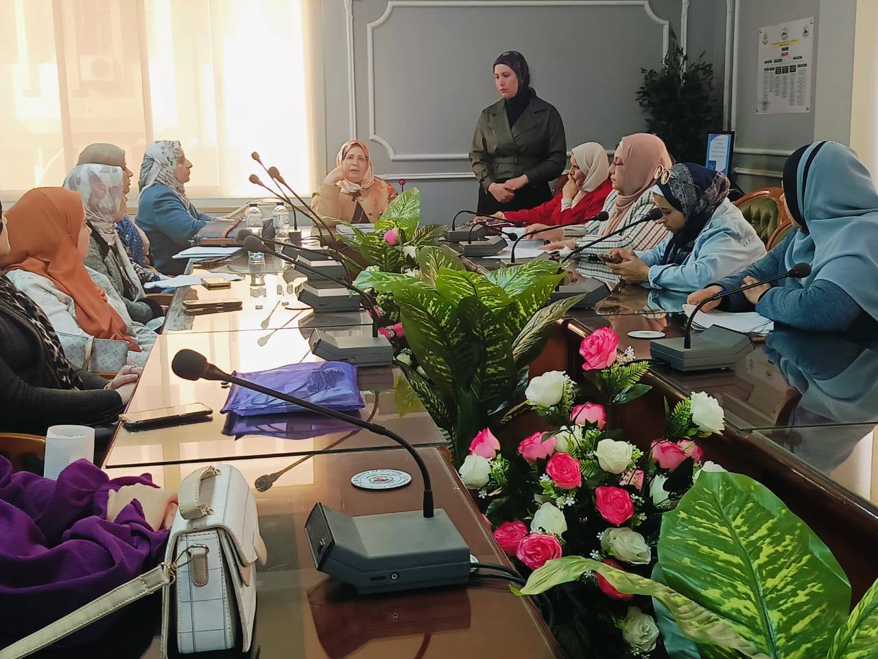  Faculty of Nursing Dean, Mansoura University continues her series of meetings with academic leaders in preparation for renewing accreditation from the National Authority for Quality and Accreditation. 
