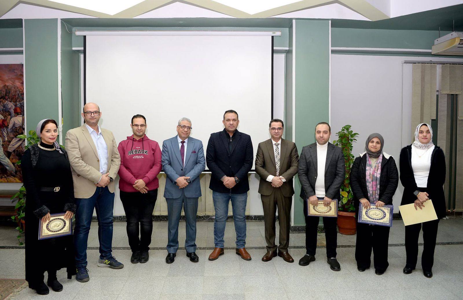 Honoring the Administrative Staff of the Faculty of Nursing, Mansoura University for Their Participation in the Internal Audit of ISO Standards (ISO 9001).