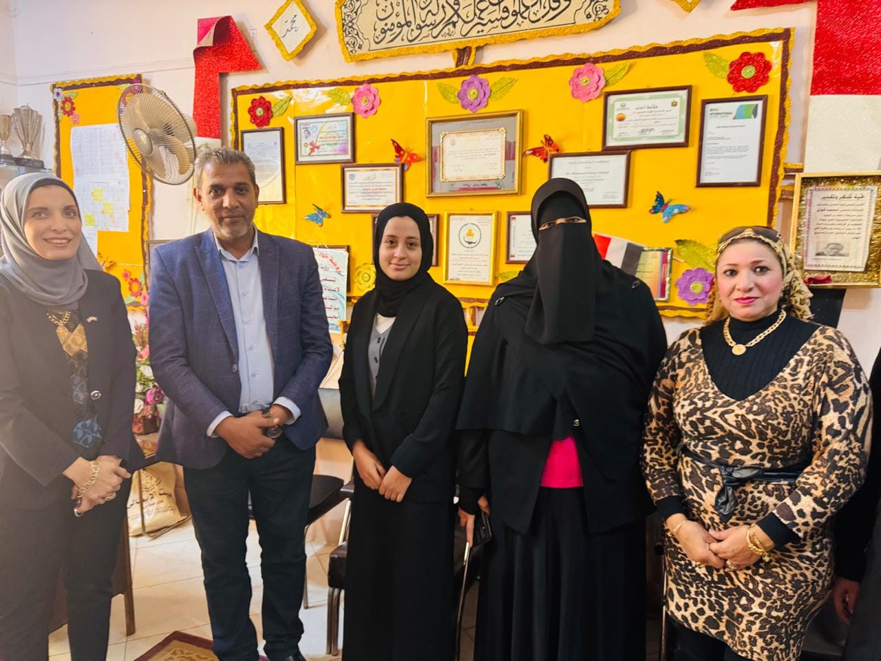 An awareness seminar was held for students at Khaled bin Al-Walid Elementary School  under the title 