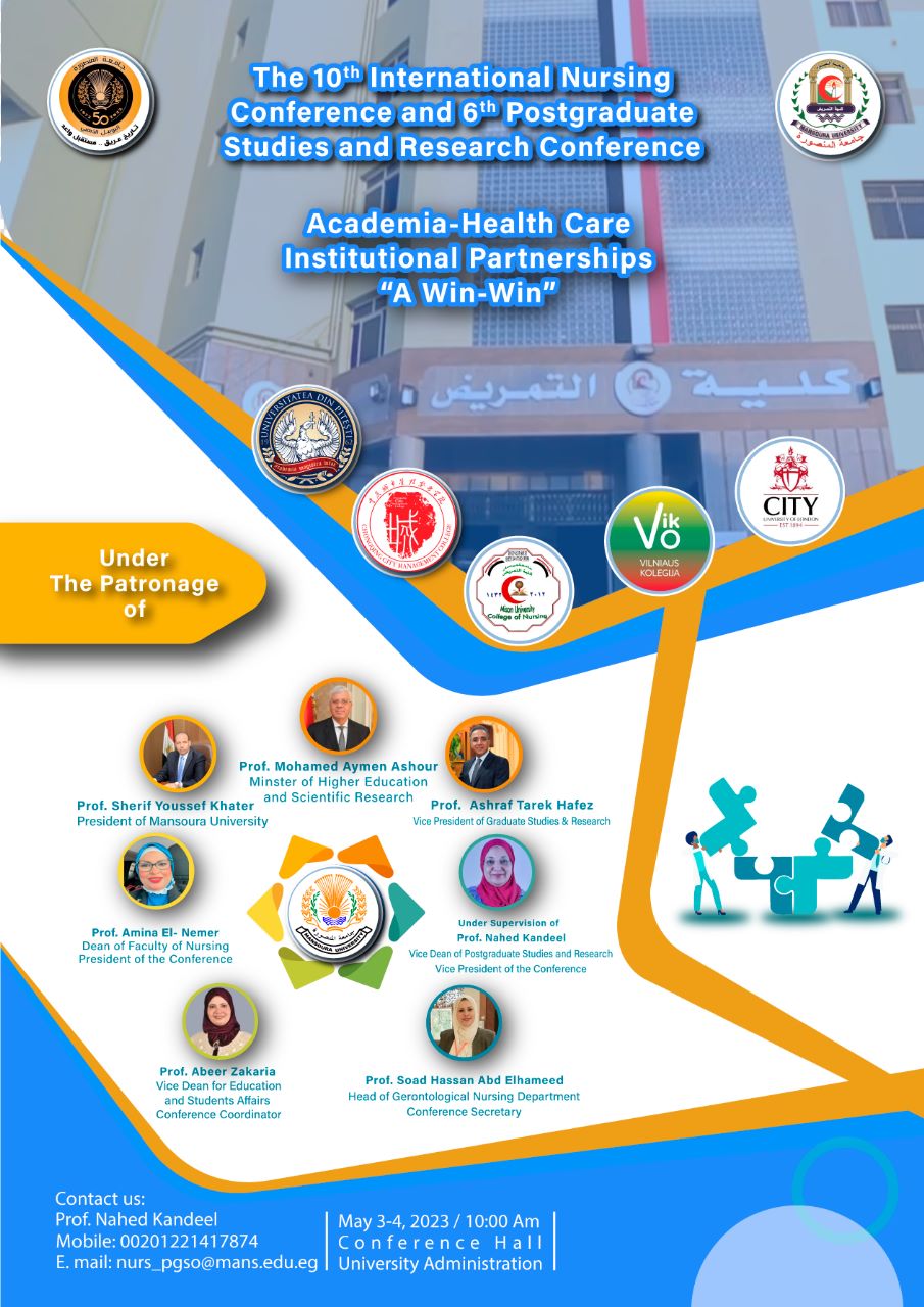The 10th International Nursing Conference and 6th Postgraduate Studies & Research Conference 2022-2023