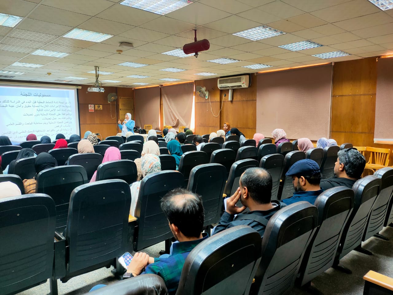 ورشة عمل بكلية التمريض جامعة المنصورة تحت عنوان (اخلاقيات البحث العلمي: نصائح وإرشادات) 
