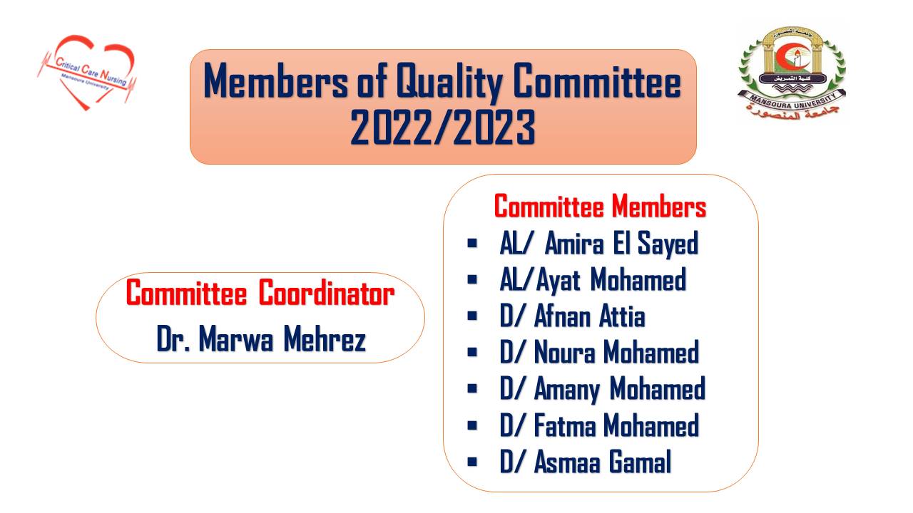 Quality Committee 2022 2023