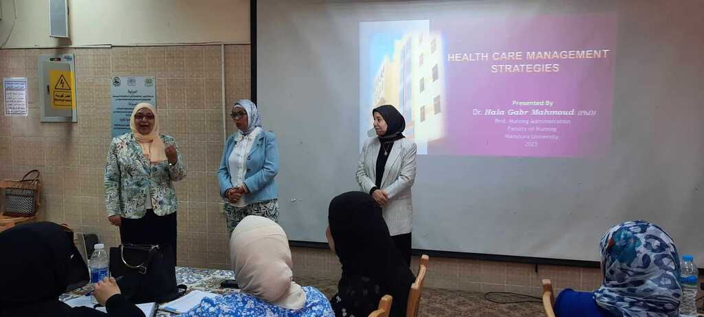 افتتاح برنامج ماجستير الجودة الشاملة وأمان المريض بكلية التمريض جامعة المنصورة 