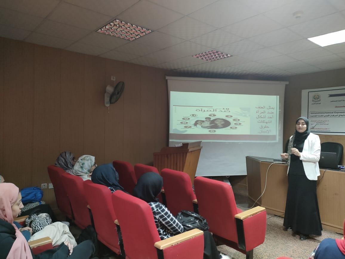 Awareness seminar at the Faculty of Dentistry - Mansoura University, for college students within the plan of the Faculty of Nursing - Mansoura University to disseminate the awareness-raising role of reproductive health messages and population  (2)