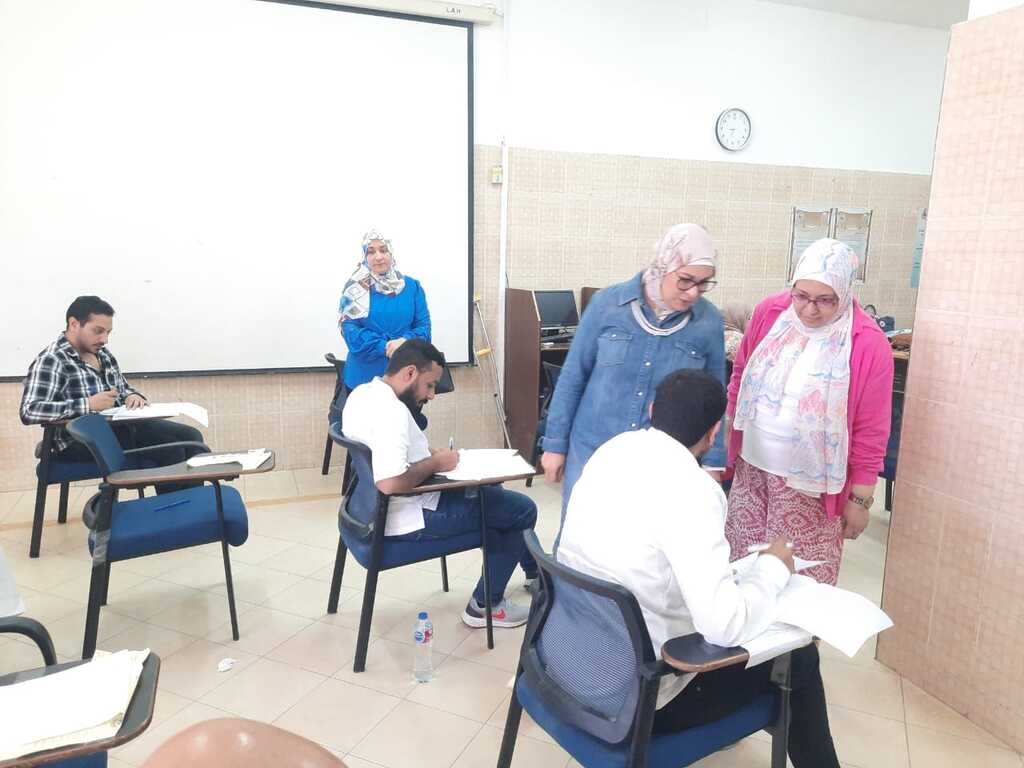 The Dean of the Faculty and the Vice Dean for Postgraduate Studies and Research inspected the doctoral students for the final exams for the academic year 2023/2024 