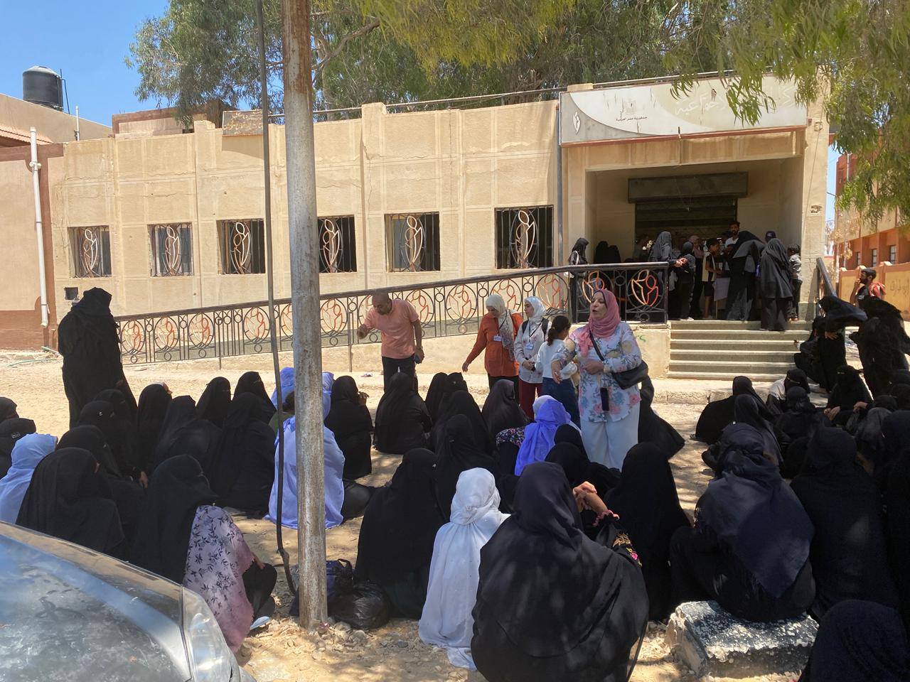 فعاليات اليوم الثاني لكلية التمريض جامعه المنصورة بقافلة جسور الخير 