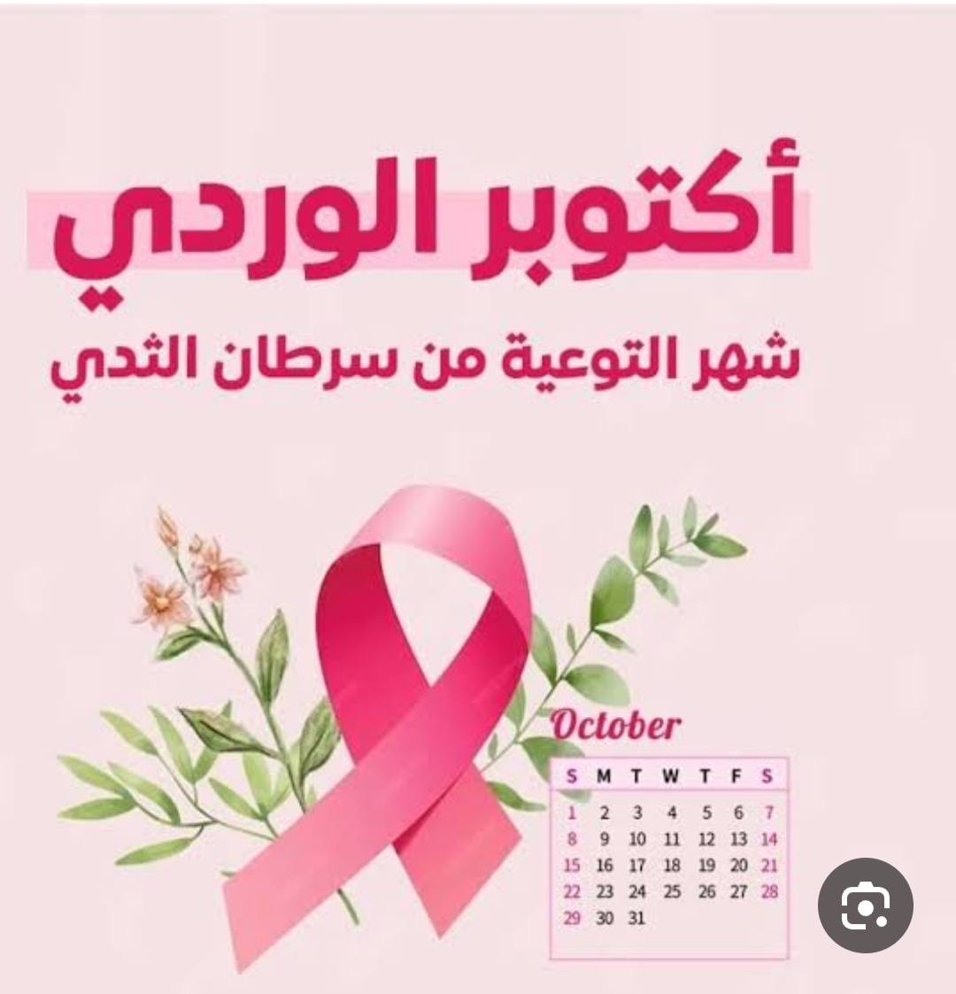 أكتوبر الوردي – الشهر العالمي للتوعية بسرطان الثدي