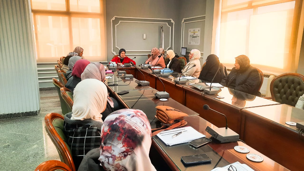 اجتماع مجلس كلية التمريض جامعة المنصورة لشهر مارس 2026  