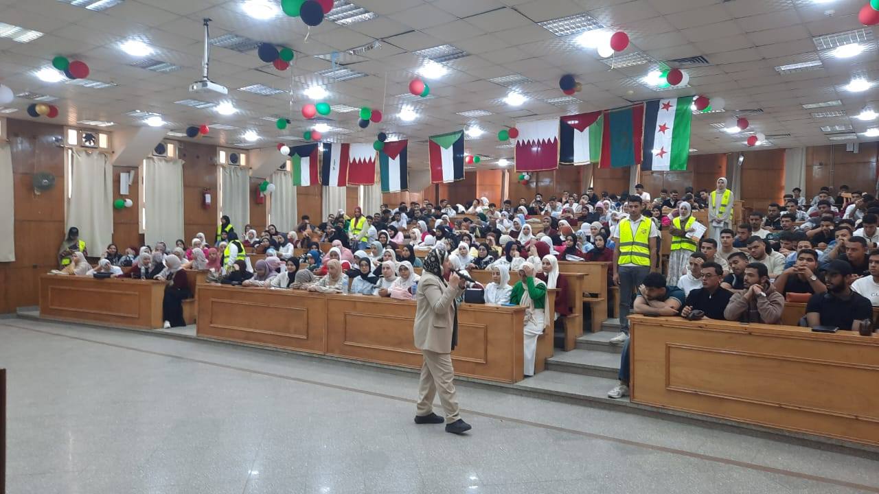 ندوة توعية بعنوان اوعي تجرب بكلية التمريض  بالتعاون مع بيت التطوع وإدارة المشروعات البيئية بجامعة المنصورة