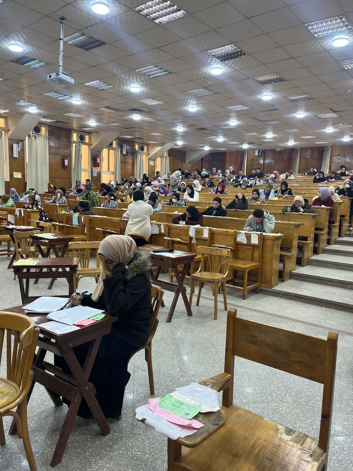 بدايه الامتحان العملي النهائى لماده التمريض النفسى والصحه النفسيه للترم الاول 2025-2026