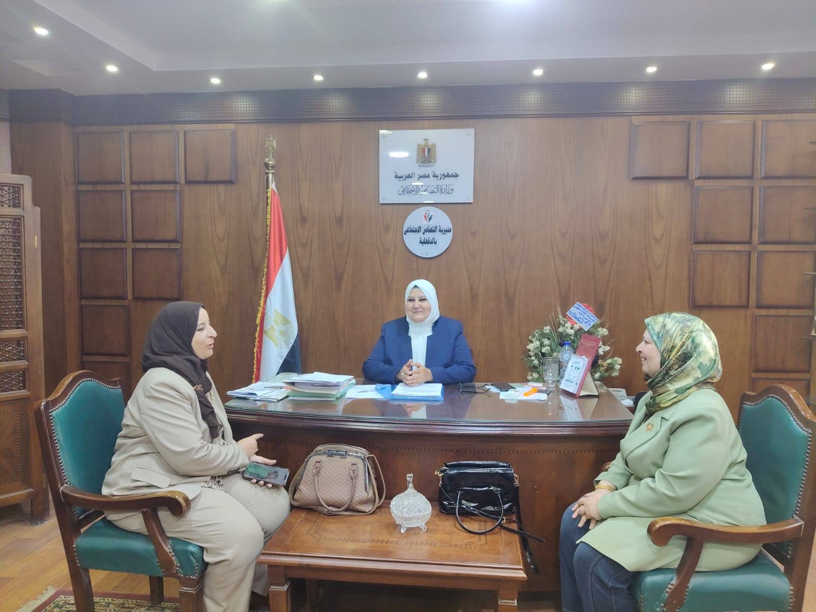 في إطار التعاون المشترك بين تضامن الدقهلية وكلية التمريض جامعة المنصورة لتعزيز الخدمات المجتمعية.