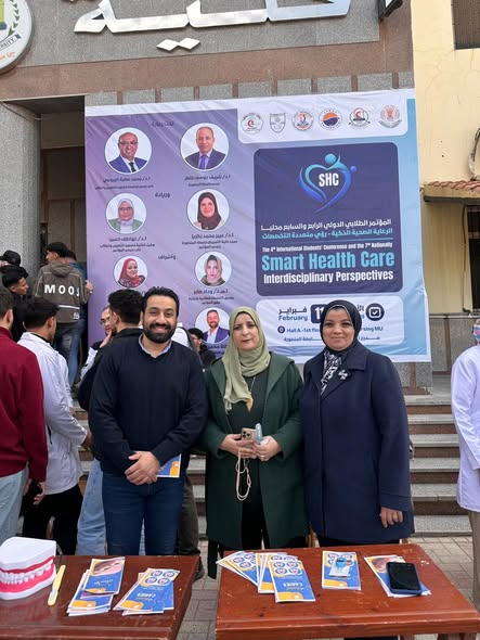  مشاركة كلية التمريض بقوافل الرعاية الصحية للفم والاسنان داخل الحرم الجامعي